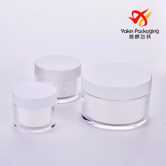 10g Pink Skincare Crema facial pequeña Bálsamo labial vacío personalizado Exfoliante Acrílico Vidrio para mascotas Cosmético Envases de plástico Crema Tarro Bote Botella Caja Contenedor